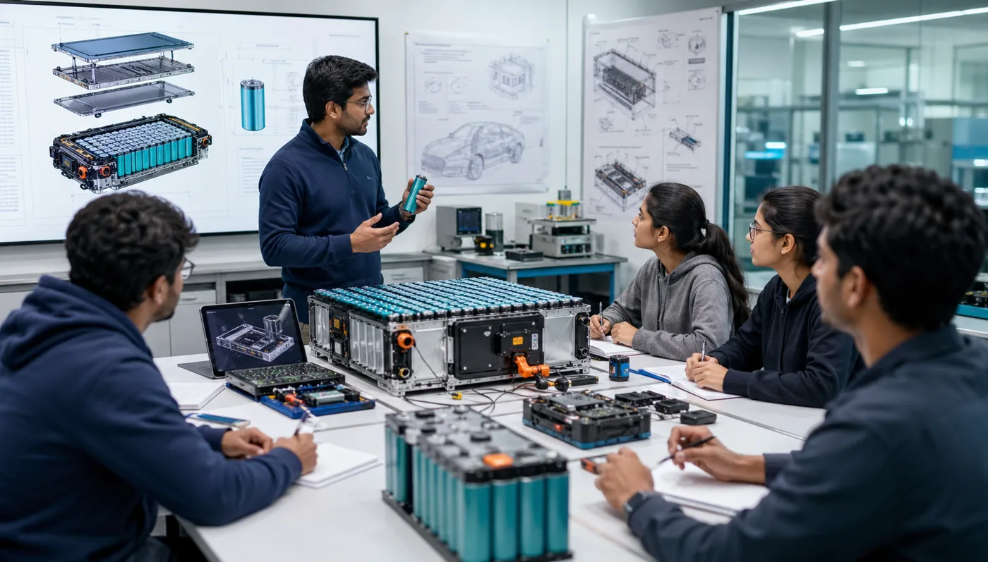 Battery design training and onboarding lab